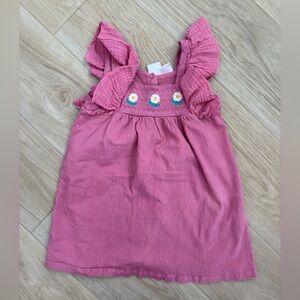 Zara Kids Pink Knit with Floral Details